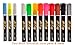 Noble Quality Premium Grade Liquid Chalk Markers – Super Useful Versatile Large Combo Pack with Reversible Tips - 12 Chalkboard Liquid Chalk Markers (Multi-Purpose 9 of 6mm & 3 of 3mm Chalk Markers)