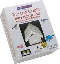Pine-Pro Log Cabin Birdhouse Kit PPR60010