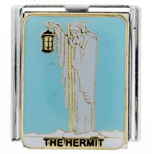 Tarot The Hermit Mega Italian Charms Bracelet Link