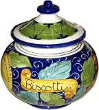 Mixed Fruit - Italian Ceramic Frutti Biscotti Cookie Jar