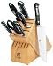 J.A. Henckels Twin Pro S Stainless-Steel 8-Piece Knife Set with Block