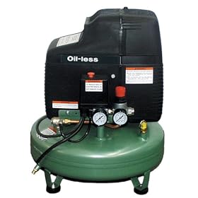 Hitachi EC10SBS 1-1/2HP Oil-less Pancake Compressor