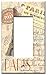Art Plates - Paris Switch Plate - Single Rocker