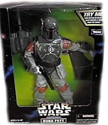 Star wars Electronic Talking BOBA FETT 12" Action Figure (1998 Kenner)