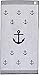 Arus Jacquard Woven Turkish Terry Cotton Beach Towel, Hibiscus, Purple, 28x55, 28 in x 55 in (W x L), Anchor Marine