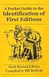 Pocket Guide to the Identification of First Editions