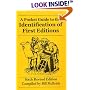Pocket Guide to the Identification of First Editions