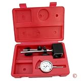 3 piece Dial Indicator with Fine Adjustment Magnetic Base & Case