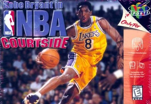 N64 Nintendo 64 Game Kobe Bryant In Nba Courtside