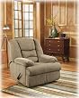 Carson Cocoa Rocker Recliner By Ashley Furniture