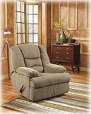 Carson Cocoa Rocker Recliner By Ashley Furniture