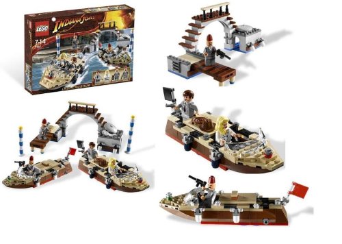 Lego Indiana Jones Venice Canal Chase Style# 7197