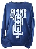 Blink 182 Mens Pull Over Sweatshirt - Connected One-Eighty-Two Logo on Blue