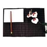 Bamboo Placemats (set of 4) - Black by 
