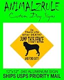 MASTIFF ALUMINUM GUARD DOG SIGN 3060