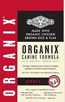 Castor & Pollux Organix Adult Canine Formula, Chicken, Brown Rice & Flax Dry Dog Food, 25-Pound Bag