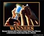 Winners Demotivator Lithograph