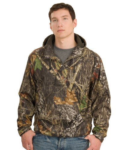 Mossy Oak 1/2-Zip Pullover Hooded Jacket