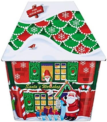 Amaretti Hazelnut Chocolate Cookies in Collectible Holiday Tin 80g