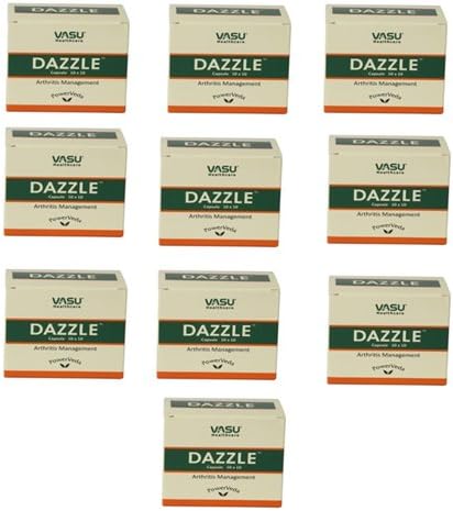 Dazzle Capsule - 100 Capsules (10 X 10 )- For Rheumatoid Arthritis - Boswellia Serrata - 600 Mg