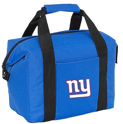 New York Giants 12-Pack Sports Drink Beer Water Soda Beverage Can Bottle Insulated Picnic Outdoor Party Beach BBQ Kooler Cooler Bag