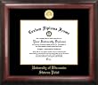 University of Wisconsin Stevens Point Gold Embossed Medallion 18x14 Diploma Frame
