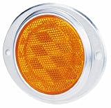 9 Pack Peterson V472A Reflector Aluminium Oval Amber 1 per pack