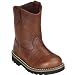 John Deere Boys Girls Brown Leather Boots Baby 4.5