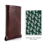 Custodia/Pochette in ecopelle Ted Baker per iPhone 4 - Marrone con astronautidi Ted Baker