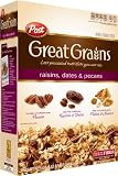 Post Great Grains Raisins Dates Pecans Cereal, 40.5-Ounce Box