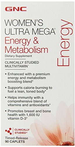 GNC Women's Ultra Mega-Energy & Metabolism 90 Caplets