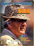 SPORTS ILLUSTRATED MAGAZINE November 23rd, 1981 color photo of Alabama Coach Paul Bryant on the cover.