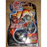 Haos (Grey) GRIFFON, PREYAS and Mystery Marble - Bakugan Battle Brawlers STARTER Pack Series 1 with 3 Metal Gate Cards