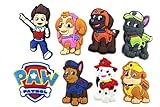 8pcs Puppy Power! (Paw Patrol)shoe Charms for Jibbitz Croc Shoes & Wristband Bracelet thumbnail