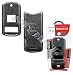 Verizon Alltel CDMA Motorola KRZR K1m Carbon Fiber Protective Snap On Case Cover Shield
