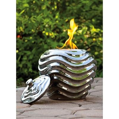 Reflective Ceramic Fireside Firepot