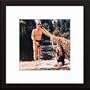Johnny Weissmuller & Margaret O'sullivan Custom Framed And Matted Color Photo Total Size: 20x20 Inches