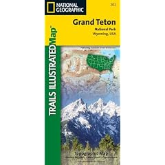 National Geographic Trails Illustrated Grand Teton National Park, Wyoming, USA: Topo Map (Trails Illustrated - Topo Maps USA)