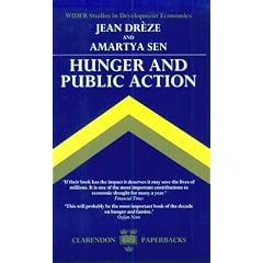 Hunger and Public Action (WIDER Studies in Development Economics)