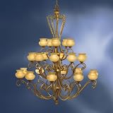 Kichler 2598BRL Traditional / Classic Gold Chandelier