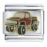 Monster Truck Italian Charms Bracelet Link