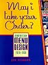 May I Take Your Order: American Menu Design 1920-1960