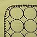 SwaddleDesigns Large Receiving Blanket, Ultimate Swaddle for Baby Boys, Girls, Softest US Cotton Flannel, Best Shower Gift, MADE in USA, Brown Mod Circles on Lime, Mom’s Choice Winner,Lime Green and Brown,42