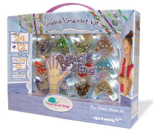 Childrens Toyshop  Toys : Bling Bling Beaded Bracelet Kit