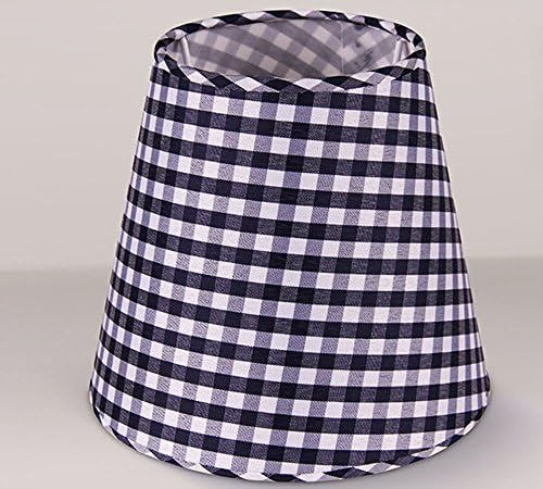 DY Bingo Linen Fabric Lamp Shades Simple Hardback Mini Lampshade Navy