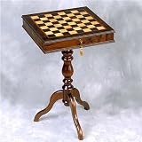 Giglio Italian Wooden Chess Table 1.2 Square in Matte