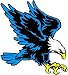 Sporting Goods : Flying Eagle Temporary Tattoos Blue