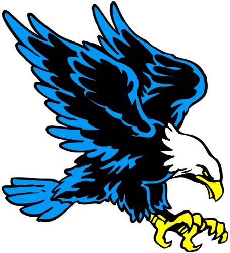 Childrens Toyshop  Sporting Goods : Flying Eagle Temporary Tattoos Blue