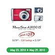 Canon PowerShot A3100IS 12.1 MP Digital Camera with 4x Optical Image Stabilized Zoom and 2.7-Inch LCD (Red)