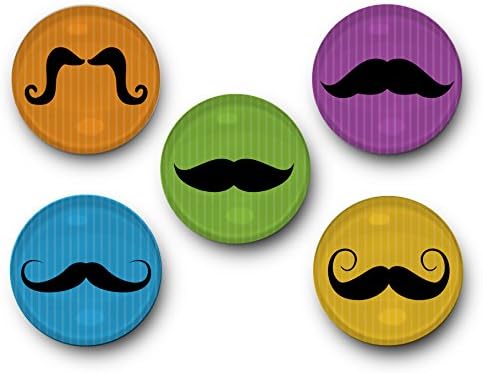Moustache Glass Magnets chic, movember, facial hair, trendy, shabby chic, stash, stache, mustashe, mustash, hip, hipster, beard
